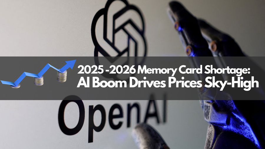 Memory Card Shortages Expected Through 2026: AI Demand Is Driving Prices Higher Than Ever