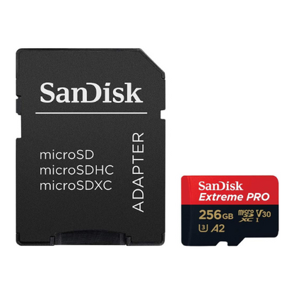 10 Pack SanDisk Extreme PRO microSDXC UHS-I Memory Card with SD Adapter – U3, A2, C10, 4K UHD