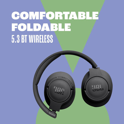 JBL Tune 720BT Wireless Over-Ear Headphones for Long Battery Listening