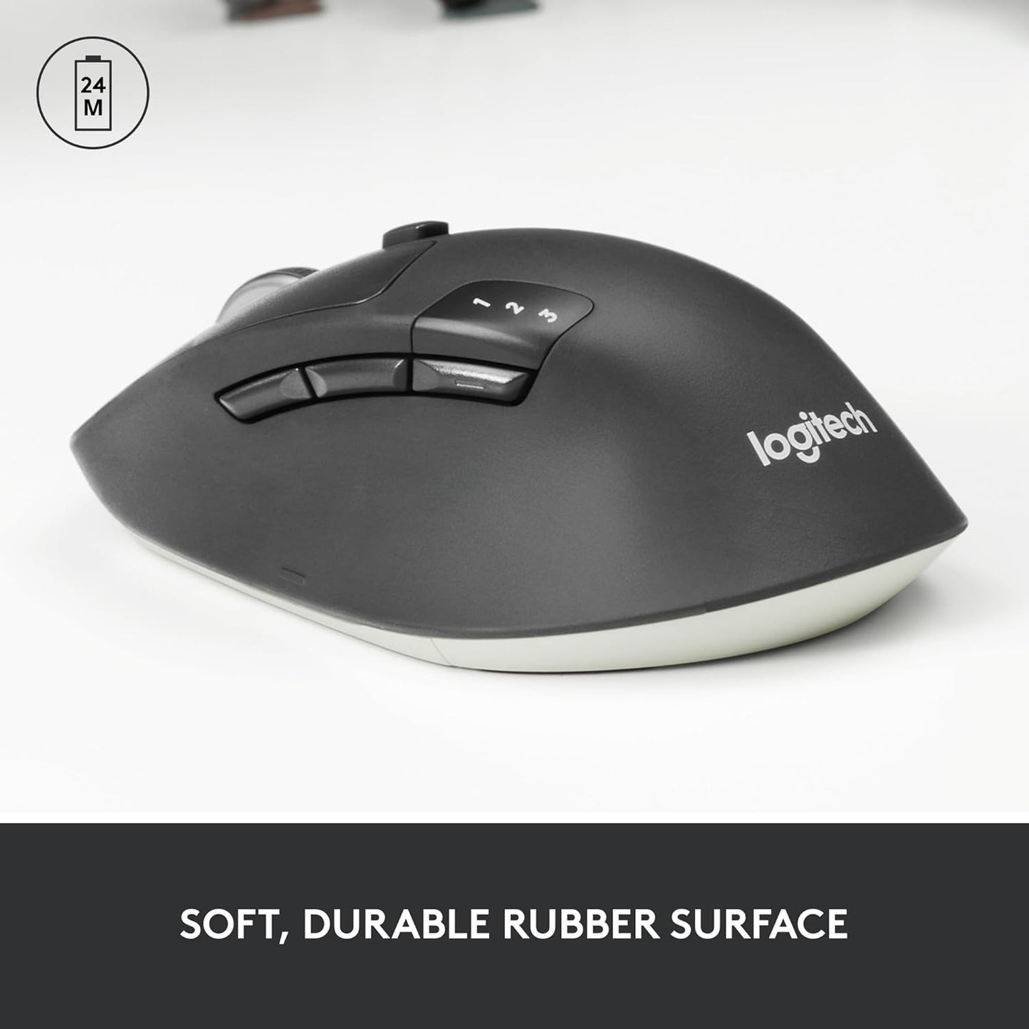 Logitech M720 Triathlon Wireless, Multi-Device Mouse for PC, Mac and Laptops