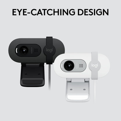 Logitech Brio 101 Full HD 1080p, Webcam for Meetings, Streaming and Video Calls on PC and Laptops