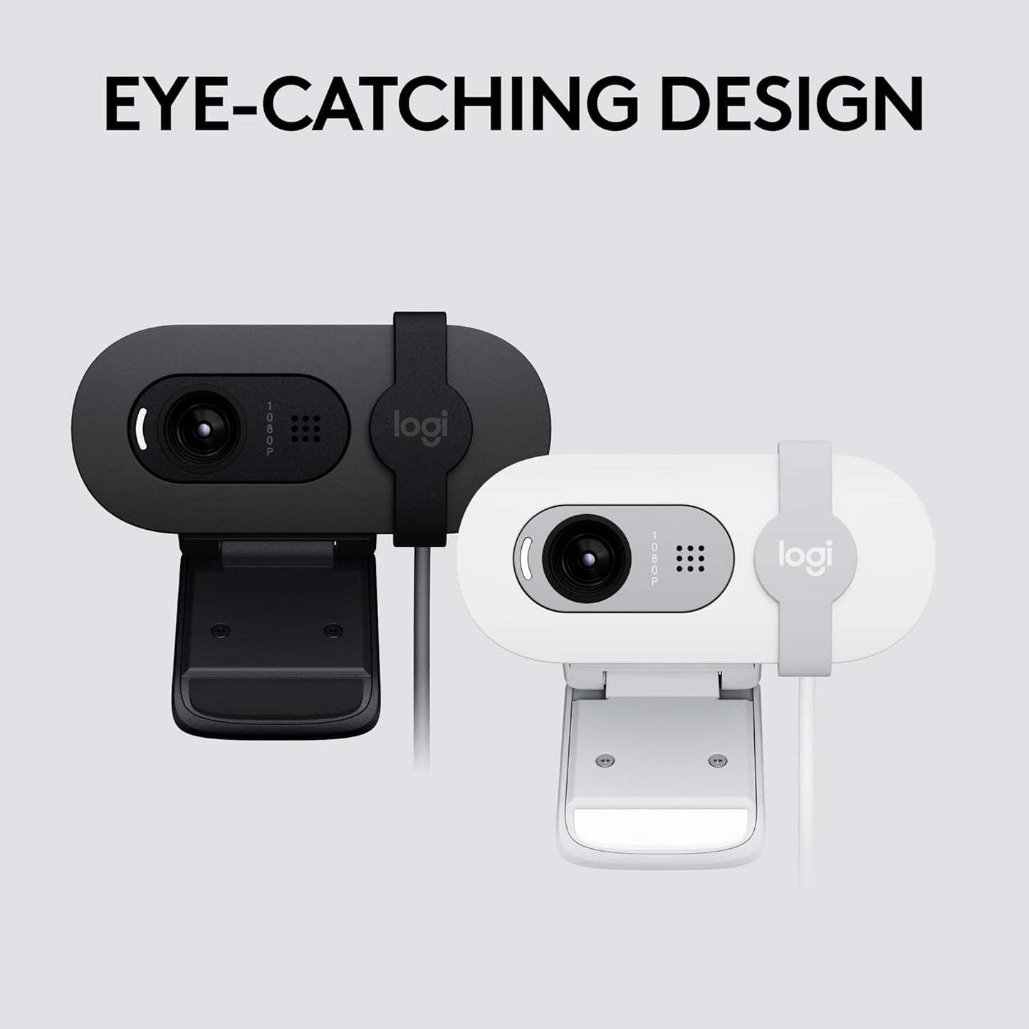 Logitech Brio 101 Full HD 1080p, Webcam for Meetings, Streaming and Video Calls on PC and Laptops