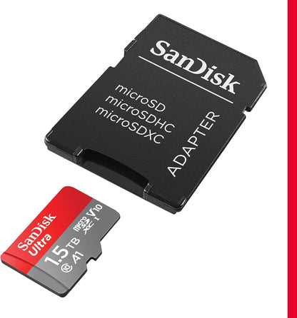 SanDisk Ultra microSDXC UHS-I Memory Card with SD Adapter – C10, A1, Full HD