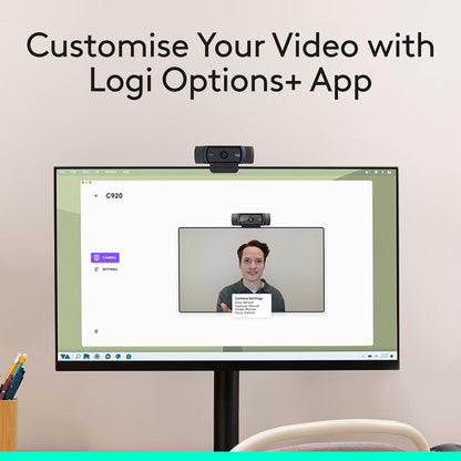 Logitech C920x HD Pro 1080p Webcam for PC and Laptops