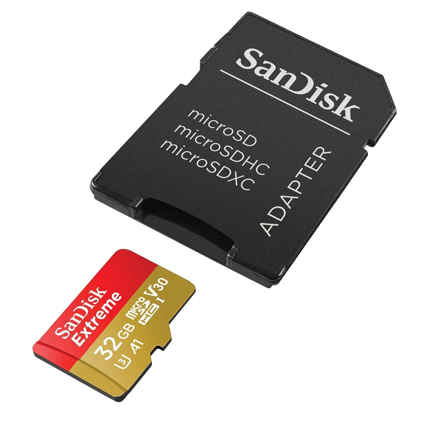 10 Pack SanDisk Extreme microSDXC UHS-I Memory Card with SD Adapter – U3, A2, C10, 4K UHD