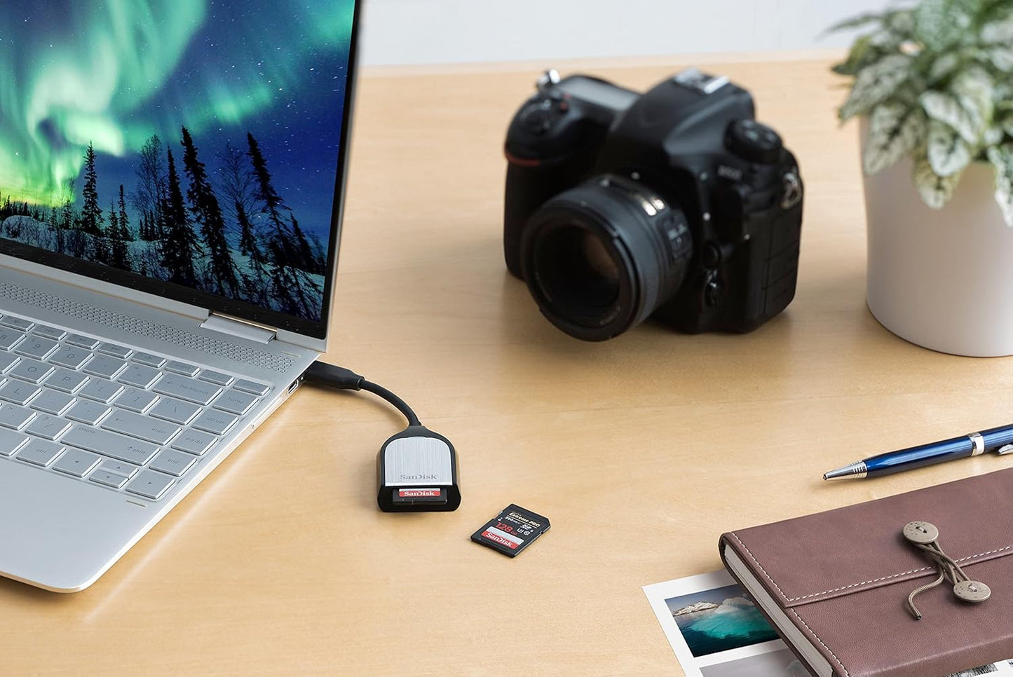SanDisk Extreme PRO SD UHS-II USB-C, High Speed SD Card Reader