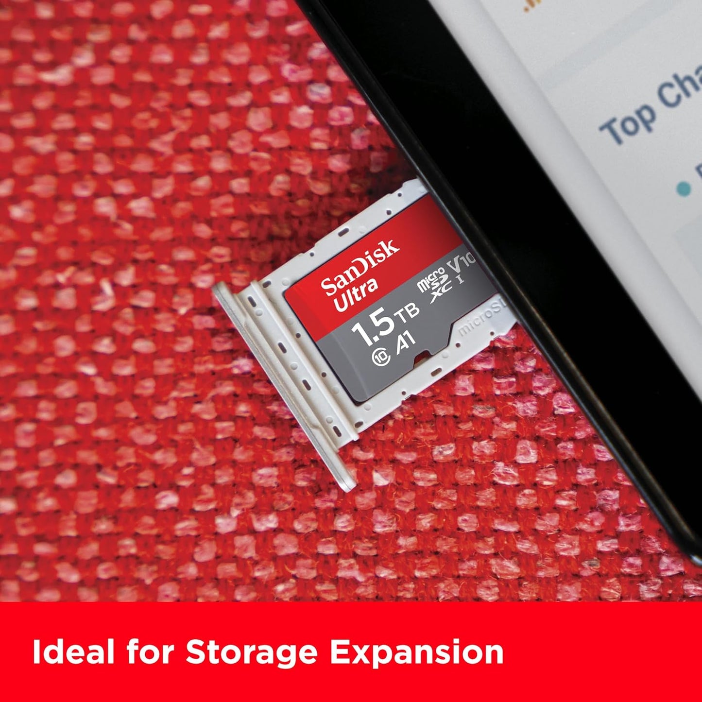 SanDisk Ultra microSDXC UHS-I Memory Card with SD Adapter – C10, A1, Full HD