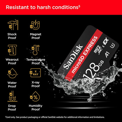 SanDisk Express microSDXC Memory Card for Nintendo Switch 2 – C10, U3, 4K/8K