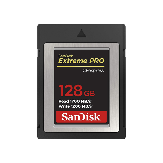 Carte mémoire SanDisk Extreme PRO CFexpress Type B – PCIe Gen3, NVMe, VPG400, vidéo 8K et 4K