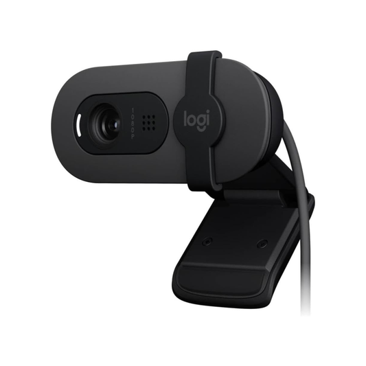 Logitech Brio 101 Full HD 1080p, Webcam pour réunions, streaming et appels vidéo sur PC et ordinateurs portables