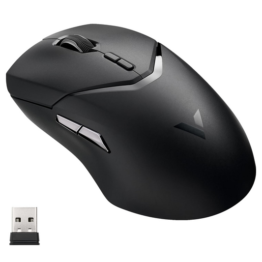  Rapoo VT9Pro wireless gaming mouse with PAW 3398 sensor, 26000 DPI, esports-grade performance, 1ms response time, lightweight 68g, 10 programmable buttons, and long battery life