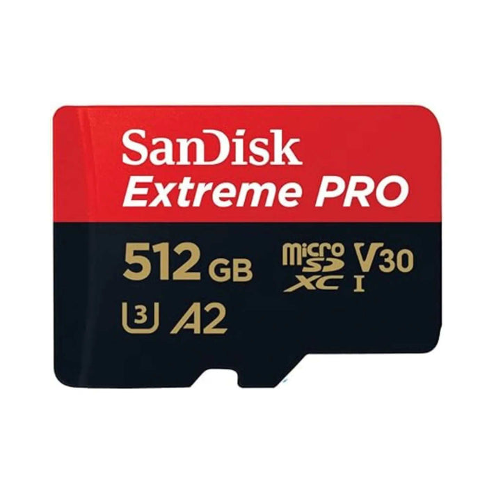 Carte mémoire SanDisk Extreme PRO microSDXC UHS-I avec adaptateur SD – U3, A2, C10, 4K UHD