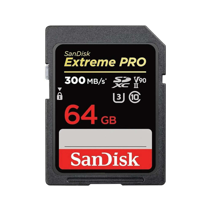 SanDisk Extreme PRO SDXC UHS-II SD Memory Card – V90, U3, C10, 8K & 4K UHD Compatible