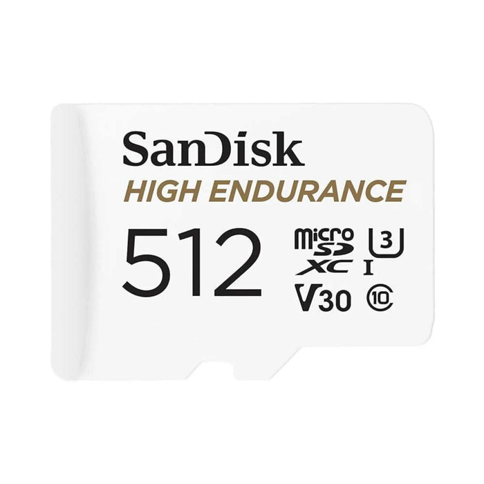 Carte mémoire microSDXC SanDisk High Endurance Video UHS-I avec adaptateur SD – U3, C10, V30, 4K UHD