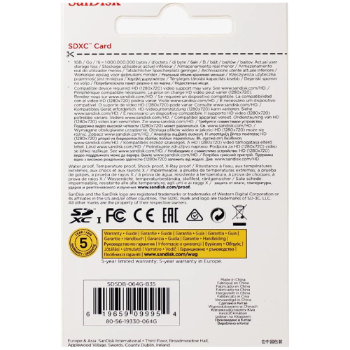 10 Pack 16 GB SanDisk SDXC Class 4 SD Memory Card – C4, Everyday Storage Compatible