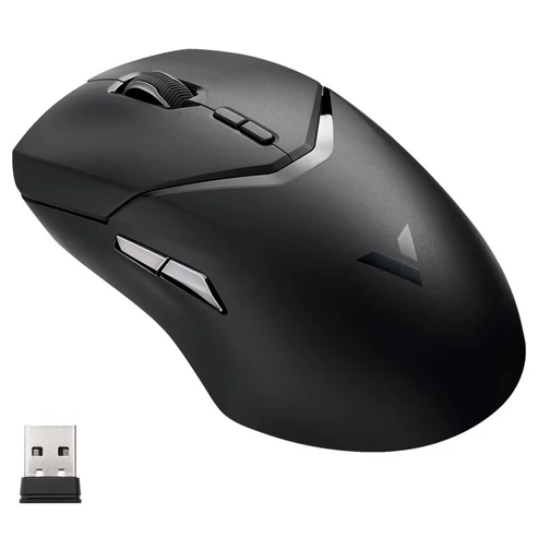  Rapoo VT9Pro wireless gaming mouse with PAW 3398 sensor, 26000 DPI, esports-grade performance, 1ms response time, lightweight 68g, 10 programmable buttons, and long battery life